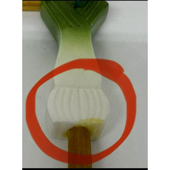 VTG Wooden Kitchen Utensil Set with Vegetable Handles – 4-Piece, 17" Kitchenware - Picture 2 of 7